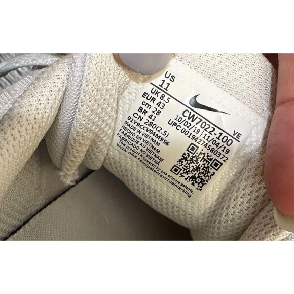 Nike Womens Size 11 CW7022-100 Renew In-Season TR 9 White Cross Training Shoes - Picture 5 of 8